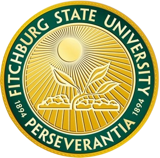 Fitchburd State University logo. By https://www.fitchburgstate.edu/about/marketing-and-integrated-communications/visual-identity-and-social-media-guidelines#symbols, Fair use, https://en.wikipedia.org/w/index.php?curid=68672287