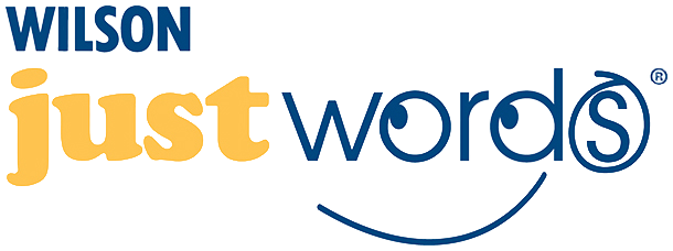 Wilson Just Words logo. A reading intervention program.