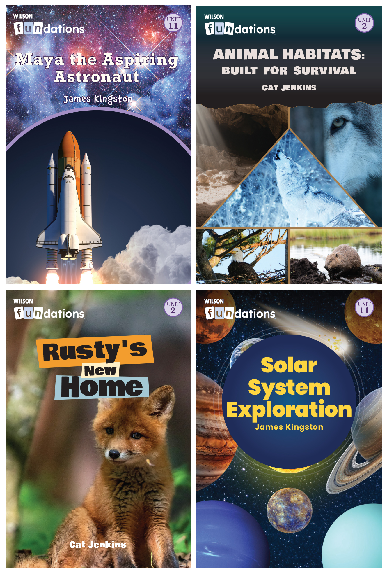 A sampling of Fluency Reader covers